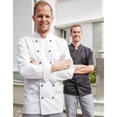 Chef'o švarkas su sagomis