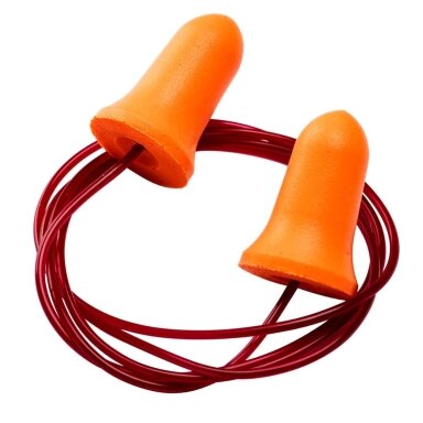EP09 - Bell Comfort PU putų ausų kamštukai su juostele SNR 37dB (200 porų)