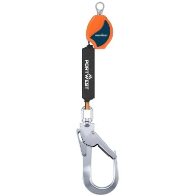 FP80 - 2 m savaime išsitraukiantis gelbėjimo lynas 140 kg