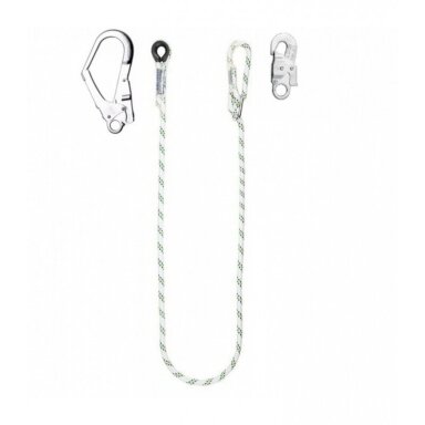 LB100-002-022 Reguliuojamas saugos lynas su karabinais AZ002 ir AZ022