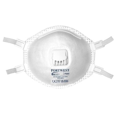 P303 - FFP3 Dolomite respiratorius su vožtuvu